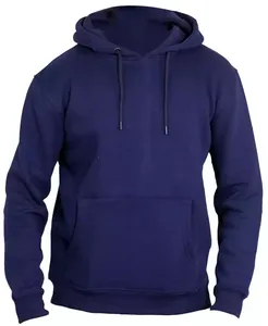 Sudadera Azul Marino Clásica para Invierno con Logotipo Personalizado e Impresión Digital, 100% Algodón Felpa, Diseñada para Comodidad y Sofisticación - Product Image 1