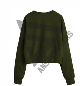 Suéter de Invierno de Alta Calidad, Estilo Informal, Cuello Redondo, de Algodón y Felpa, para Mujer - Product Image 2
