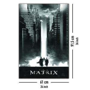 Affiche moderne The Matrix Lightfall sur toile avec effet lumineux élégant - Product Image 4