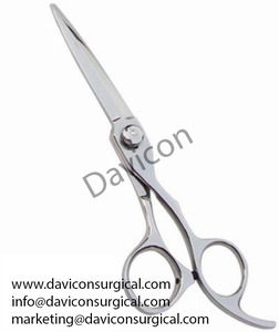 Tijeras de Peluquería de Acero Inoxidable de Primera Calidad con Acabado Mate y Diseño Reutilizable |   DAVICON ENTERPRISES - Product Image 3