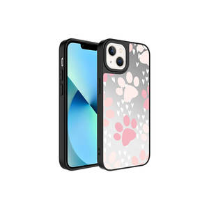 Funda Protectora de Cámara con Patrón de Espejo de Lujo para iPhone 13 7 Plus - Plástico Brillante, Silicona Suave, Fabricación Turca, Electrochapado Especial - Product Image 1