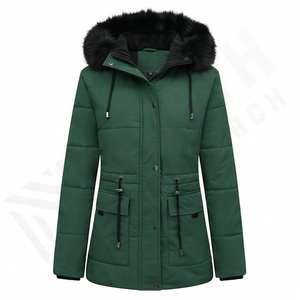 Veste parka chaude à capuche respirante et coupe-vent pour femme, différents modèles, vêtements thermiques isolés, vêtements d'extérieur lourds pour l'hiver - Product Image 1
