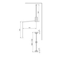 Perchero Plegable Ajustable Emuca, de Acero y Plástico, Pintado en Negro, Modelo Español 9283914, Ancho Ajustable de 830-1150 mm