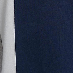 T-shirt pour homme à manches courtes, coupe classique, bleu marine et gris, col rond, décontracté, en jersey tricoté, design uni - Product Image 6
