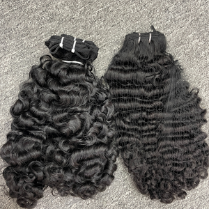 ผมเป็นลอนแบบช่อเดียวของชาวกัมพูชาผมแบบมัดเป็นลอนสำหรับ100% - Product Image 1