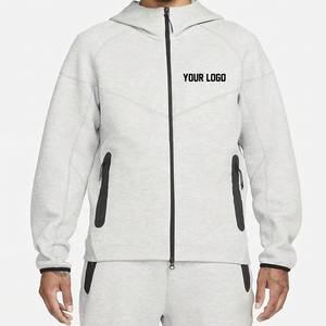 Nouveau sweat à capuche élégant 2026 en molleton de coton personnalisé pour hommes, fabriqué au Pakistan, meilleur produit, sweat à capuche vierge pour hommes avec fermeture éclair intégrale - Product Image 1