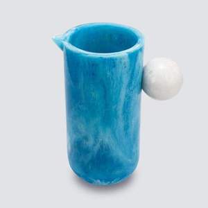 เหยือกเรซินแบบพรีเมี่ยมทำมือทันสมัยน้ำหนักเบาทนทานเหมาะสำหรับใส่น้ำผลไม้หรือชา - Product Image 4