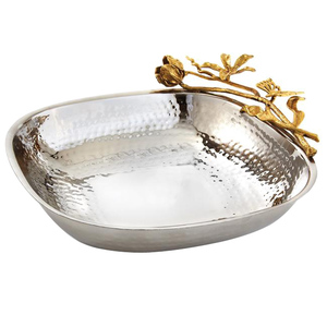 Royal Banquet Wedding Luxury Serving <b>Bowl</b> Home Kitchen Utensils <b>Silver</b> Finishing Metal Soup Serving <b>Bowl</b> at Low Price - Product Image 3