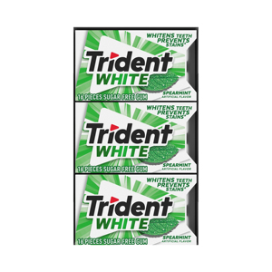 Goma de Mascar Tropical Twist, Sabores Frutales, Sin Azúcar, Trident, Paquete de 12 Piezas - Product Image 6