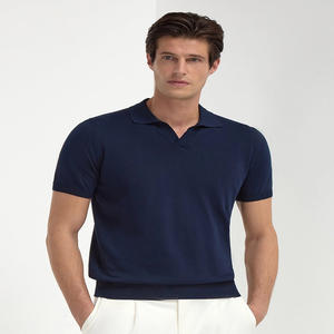 Venta al por mayor de polos para hombres, camisetas de algodón, ropa de gimnasio de talla grande, cuello de marca, Polo informal de negocios - Product Image 6