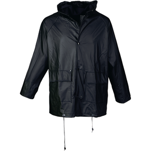 Veste de pluie noire en PU ASATEX, élégante et imperméable - Product Image 2