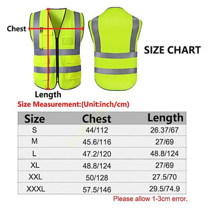 Gilet de sécurité avec logo Gilet réfléchissant personnalisé Vente directe Gilet de sécurité réfléchissant Vêtements de travail réfléchissants haute visibilité - Product Image 3