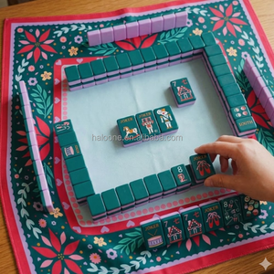 Série Le Casse-Noisette : <span class=keywords><strong>Mahjong</strong></span> de Noël Woodlands, 160 tuiles en acrylique artisanales, inspirées de la magie des fêtes et de la tradition intemporelle - Product Image 5