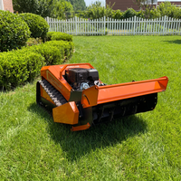 Débroussailleuse industrielle RC tout-terrain robuste pour pentes, terres agricoles et vergers