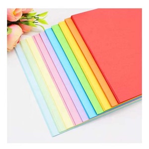 Carton double face 180G & 220G A4/A3 Duplex Board Pâte de bois vierge Papier coloré épais pour l'artisanat Papier cartonné pour l'école et le bureau - Product Image 4