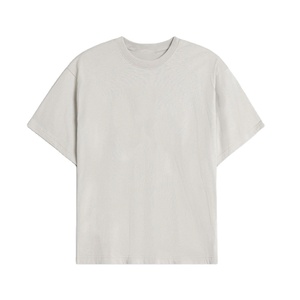 T-shirts pour hommes en coton biologique 100% tricoté, respirant, col rond, manches courtes, coupe ample, style hip-hop décontracté, écologiques, unisexes - Product Image 1