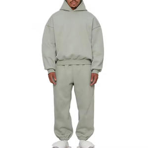 Survêtements de sport à capuche pour hommes OEM pour l'hiver Jogging & Running Training Solid Pattern Team Track Suits Sportswear Wearable - Product Image 3