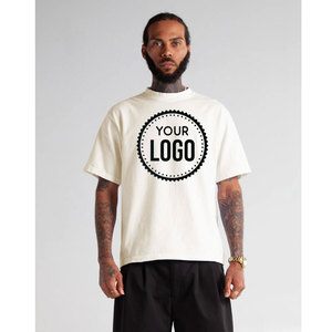 Camiseta de gran tamaño con logotipo personalizado, ropa de calle, Camiseta de algodón pesado para hombre, camiseta de peso máximo Shaka Wear - Product Image 4