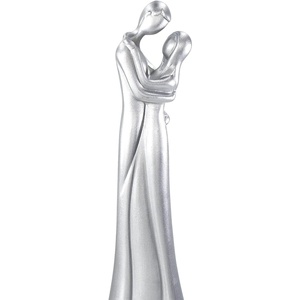 Sculpture en métal de couleur noire Art artisanal contemporain pour l'affichage de décor de bureau à domicile ou de jardin - Product Image 4