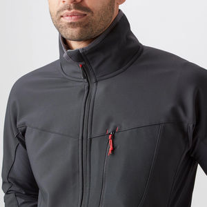 Chaqueta Softshell de Alta Calidad para Hombre, con Capucha, Talla Grande, Diseño de Cremallera y Paneles Combinados, para Primavera, Invierno y Actividades al Aire Libre - Product Image 4