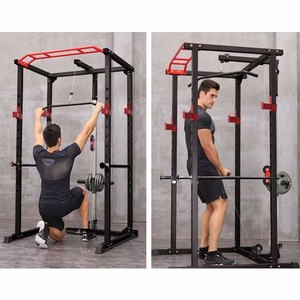 Jaula de Potencia, Soporte para Sentadillas, Equipo de Gimnasio, Capacidad de 1000 Libras, Ejercicio de Dominadas - Product Image 6