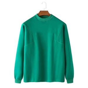 เสื้อสเวตเชิ้ตผู้ชายผ้าฝ้าย 100% สำหรับฤดูหนาว ขายดีที่สุด แบบเรียบง่าย ดีไซน์ตามสั่ง พร้อมปักโลโก้ บริการ OEM ผ้าฟลีซ - Product Image 1