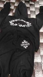 Ensemble de survêtement pour homme, streetwear tendance, respirant, broderie, prix bas personnalisé, col à capuche, vêtements de jogging - Product Image 3