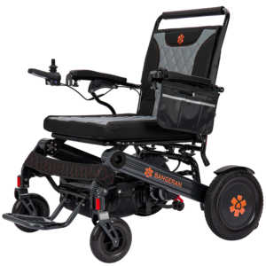 Fauteuil roulant motorisé à grande vitesse, cadre pliable, portable, léger, fauteuil roulant pour handicapés, disponible au prix de gros - Product Image 4