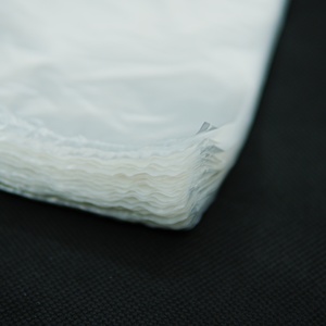 ถุงพลาสติกใสมีหูหิ้วทำจากพลาสติก HDPE LDPE สำหรับซื้อของใช้ในซูเปอร์มาร์เก็ต - Product Image 2