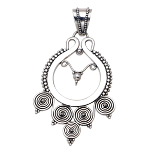 Colgante de plata de ley moderno para mujer hecho a mano estilo Hip Hop collar encanto para todos idea de regalo precio al por mayor joyería - Product Image 1