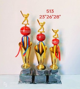 Trophées de prix sportifs de football de cricket pour les événements de championnat et les tournois scolaires pour le matériel de cristal de basket-ball et de football - Product Image 6