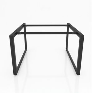 Pieds de bureau au design minimaliste 1200x1200mm, structure triangulaire en acier, assemblage double emboîtable pour mobilier de bureau, de direction et de chambre - Product Image 2