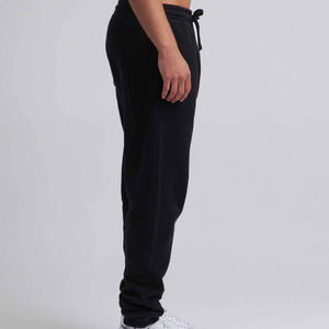 Vente en gros sur mesure 100% tissu en coton pour survêtement évasé survêtement en molleton imprimé bouffant 3D pantalons de survêtement pour hommes pantalons de survêtement empilés - Product Image 4