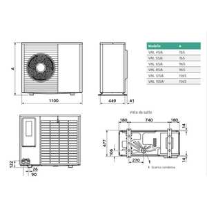 Sistema HVAC Híbrido para el Hogar Vaillant AroTHERM Plus VWL 85/6 de 8 kW con Caldera Ecotec Plus VMW 30CS/1-5 y Tanque de Almacenamiento de 45 L - Product Image 3