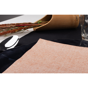 Serviettes en tissu imprimé Capri en terre cuite 48x48cm Bambulux Eco 240 pièces B2B - Product Image 4
