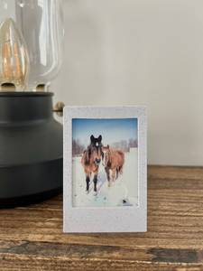 Cadre photo en marbre naturel fait à la main, gravé au laser, poli, forme personnalisée, décoration de luxe pour la maison, le bureau, élégant pour - Product Image 3