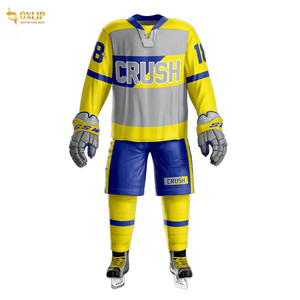 Uniforme de Hockey sobre Hielo Ligero Personalizado Unisex 2025, el Mejor Diseño, Venta al por Mayor, Impresión de Logotipo Personalizado para Adultos, 100% Poliéster - Product Image 2