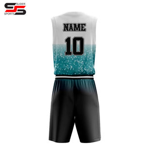Conjunto de Uniforme de Baloncesto Reversible Personalizado de Alta Calidad, de Secado Rápido, Transpirable, con Estampado Digital, para Hombre y Jóvenes - Product Image 3