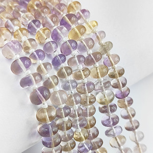 Cuentas Redondas de Piedras Preciosas de 6-7 mm, Cuentas Lisas para Hacer Joyas, 20-22 Cuentas en un Hilo de 8 Pulgadas, Cuentas Hechas a Mano - Product Image 2