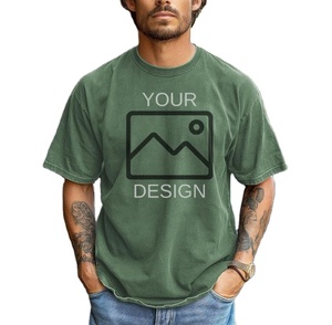 Hot Selling Men Vintage Distressed <b>Pickling</b> Anime T-Shirt 100% Cotton Low MOQ Screen Printed Men's Oversized T-Shirt - Product Image 1