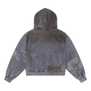 Les hommes en détresse de haute qualité portent des styles différents sweats à capuche confortables vêtements d'extérieur sweats à capuche et sweat-shirts pour hommes en coton Offre Spéciale - Product Image 3