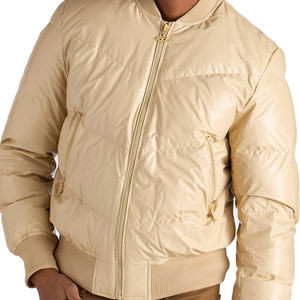 Essentials Custom ladies and Toddlers shiny Light-Weight Water-Resistant Packable padded <b>Hooded</b> Puffer bomber <b>Coat</b> <b>men</b> - Product Image 4