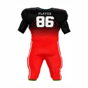 Uniformes personnalisés de football américain fabriqués sur commande pour les équipes Maillot de football américain brodé pour hommes bon marché - Product Image 2