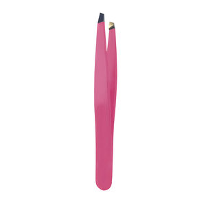 Pinces à épiler pour le façonnage des sourcils les plus vendues, couleur rose, pinces à épiler pour le maquillage des sourcils avec revêtement en papier, 3,5 : pointe inclinée, pinces à épiler pour la manucure - Product Image 4