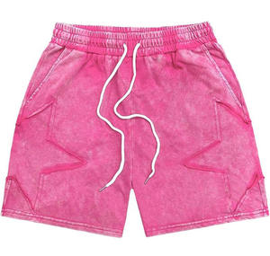 ชุดเซ็ตเสื้อยืดและกางเกงขาสั้น 2 ชิ้น ผ้าฝ้าย 100% คุณภาพสูงจากโรงงาน (OEM)  ย้อมสีแบบ Acid Wash  ปักลาย  เป็นมิตรต่อสิ่งแวดล้อม  ชุดลำลองสำหรับออกกำลังกายและเล่นกีฬา  สำหรับผู้ชาย - Product Image 1