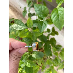 Natural Tiger Eye Gemstone <b>Ring</b> 925 Sterling Silver Handmade Gemstone <b>Ring</b> Wholesale Jewelry Supplier - Product Image 4