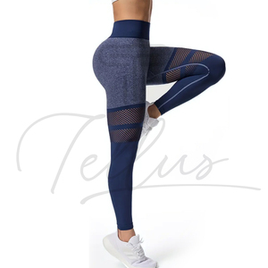 Leggings pour femmes, style tendance, respirants, de haute qualité, en élasthanne/nylon, longueur cheville - Product Image 3