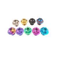 Vis en alliage de titane DIN912 à tête hexagonale Torx à bride métriques M9 M12 M14 M18 de 10 mm pour purge de levier de vitesse de vélo de route