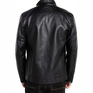 แจ็กเก็ตหนังโพลีเอสเตอร์ใช้ได้ทั้งชายและหญิงกันน้ำสีเงางามออกแบบโลโก้ได้ตามต้องการ - Product Image 3