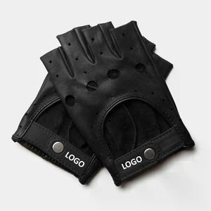 Guantes de Conducción de Piel de Cabra Cómodos y Ajustados, con Logotipo Personalizado, Diseño Nuevo de Invierno, con Cuero Genuino - Product Image 1